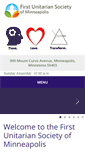Mobile Screenshot of firstunitarian.org