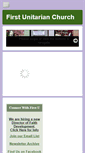 Mobile Screenshot of firstunitarian.com
